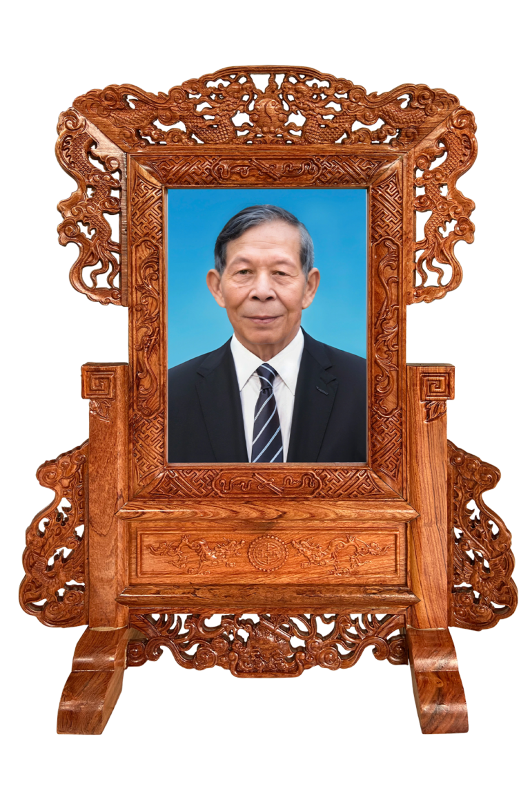 Ảnh thờ đã chỉnh sửa, in và lồng khung gỗ – mẫu 1