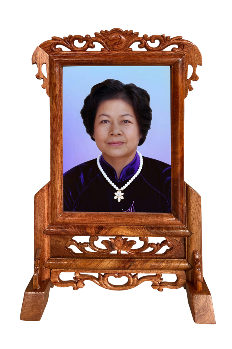 Ảnh thờ đã chỉnh sửa, in và lồng khung gỗ – mẫu 4