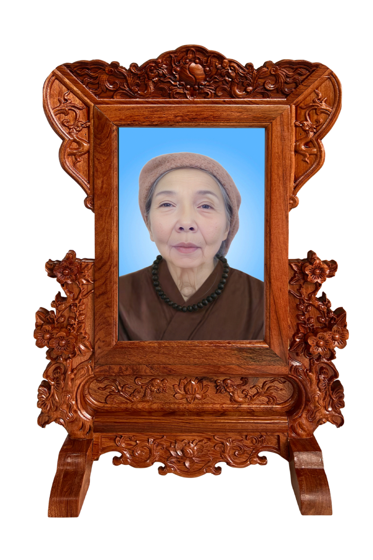 Ảnh thờ đã chỉnh sửa, in và lồng khung gỗ – mẫu 6